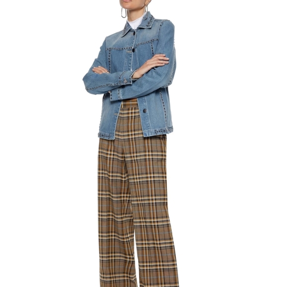 Frame Denim Jackets & Blazers - Nwt Frame Denim Le Studded Motif Denim Jacket